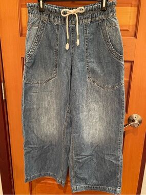We The Free Women's Wide Leg Drawstring Denim Jeans - Women’s S - NWT